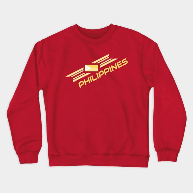 Philippines Gold Flag Team Shirt Crewneck Sweatshirt by AurumBrand